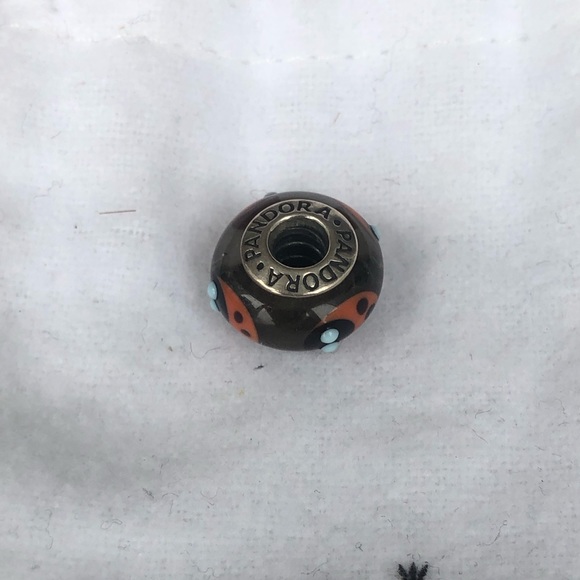 Pandora Ladybug Murano glass Charm - Picture 2 of 5
